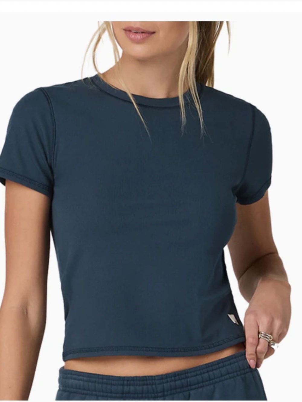 Vuori Pose Fitted T-Shirt Black